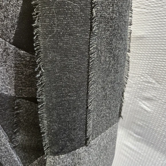 Coldwater Creek Black and Gray Patchwork Retro Boho Blazer - Picture 6 of 13